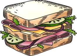Ilustrace sendviče